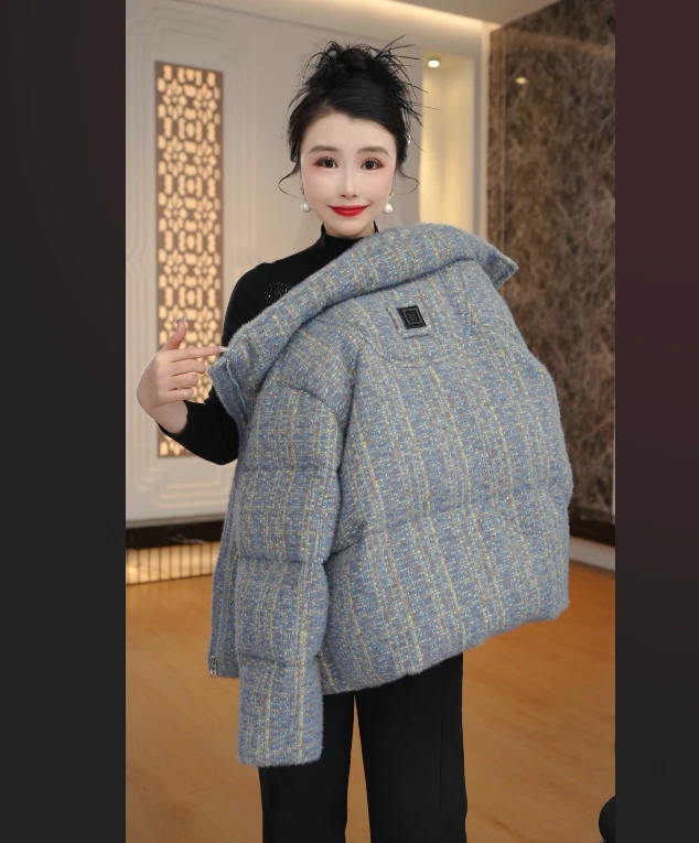 复古时尚流行款羽绒服2025冬季新款气质百搭保暖外套