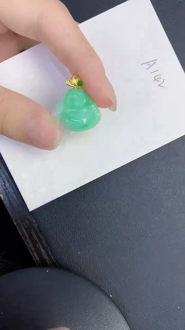 颈饰未镶嵌翡翠缅甸天然翡翠A货