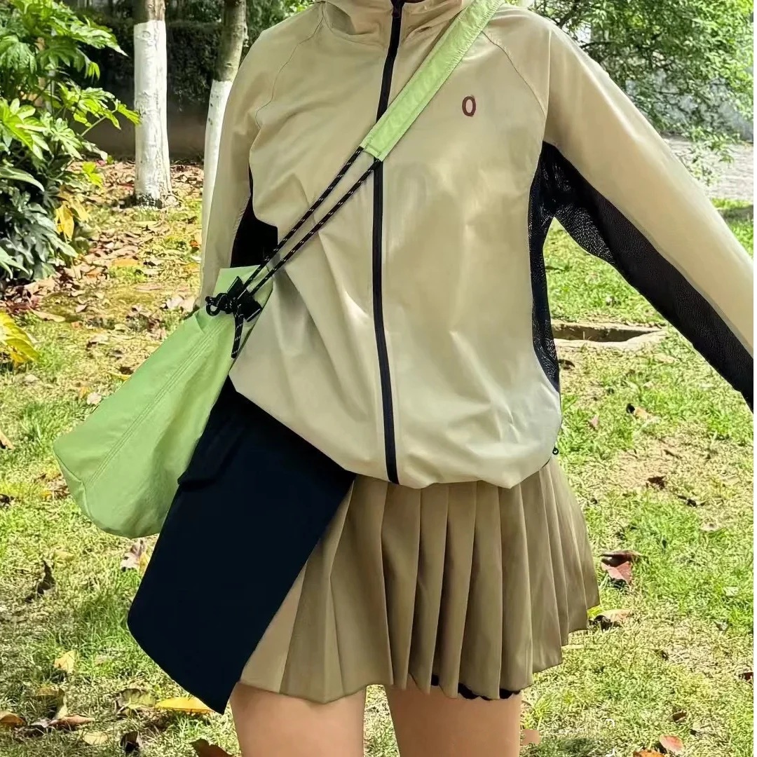 大厂订单！户外山系轻量梭织网眼拼接透气速干连帽防晒服外套女夏