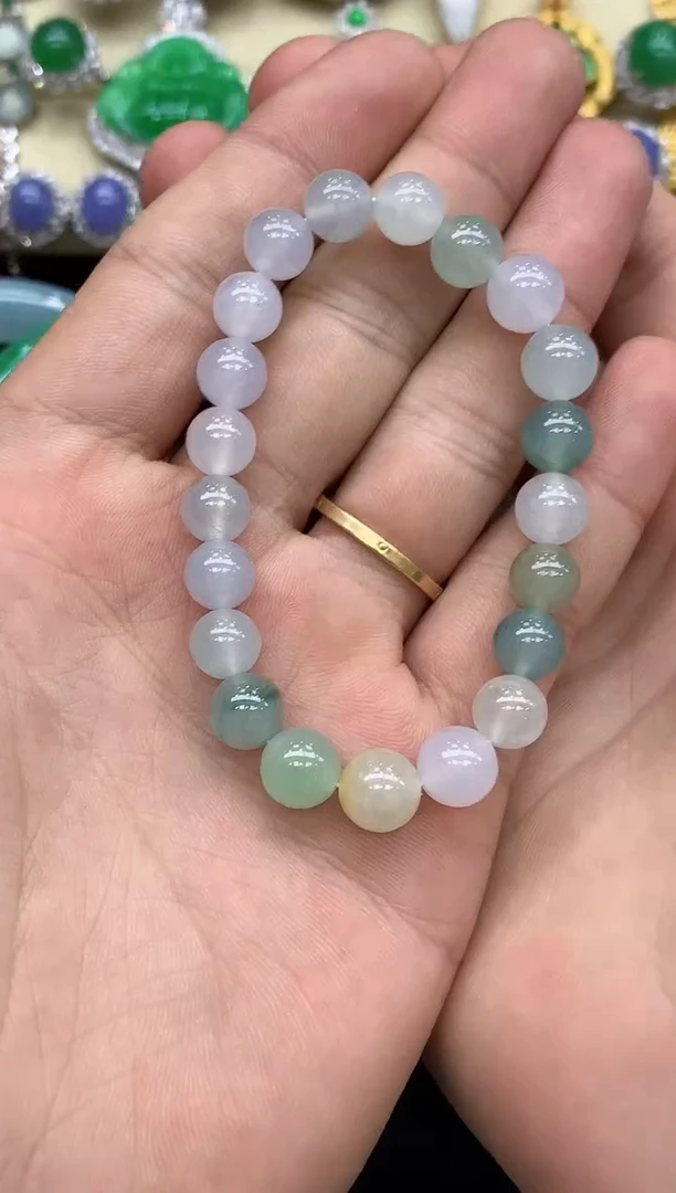 未镶嵌手串翡翠396-中国好珍宝