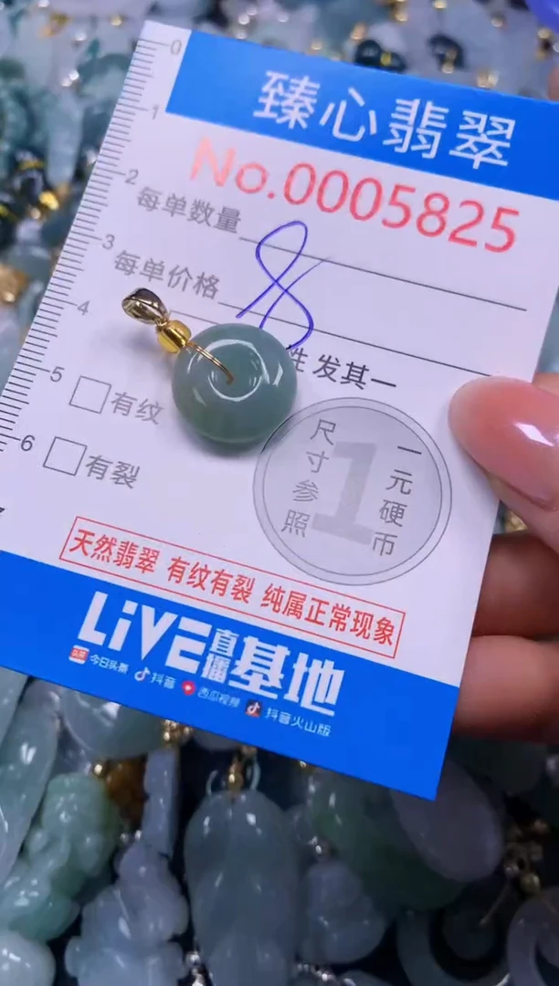 吊坠(不含链)未镶嵌翡翠5825