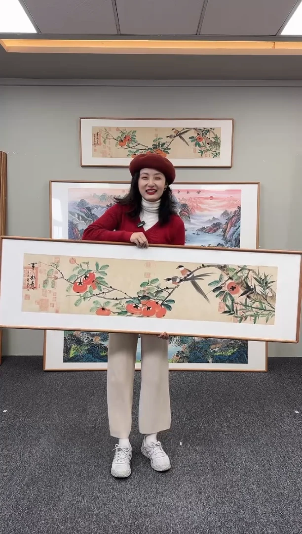 国画事事如意155*45