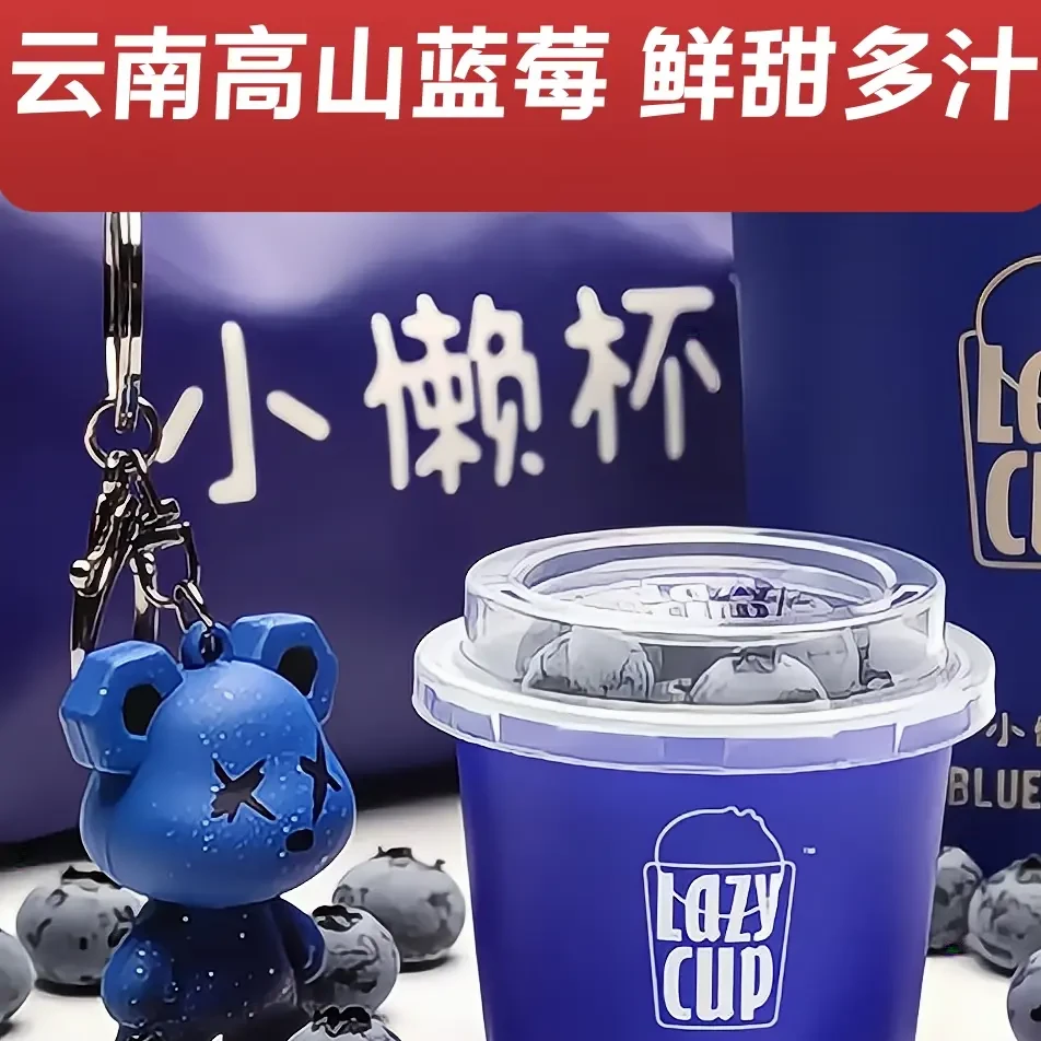 AA云南高山花香蓝莓小懒杯礼盒装纯甜 现摘 孕妇水果 60g/100g/杯