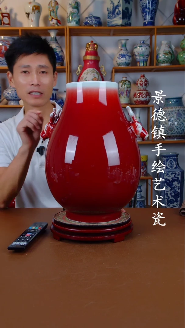 摆件景德镇手工手绘陶瓷摆件31