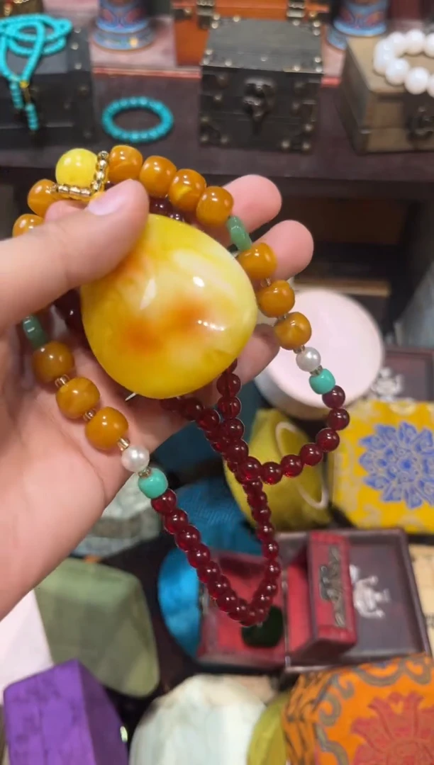 未镶嵌蜜蜡裸石W刘哥高端专属精品48