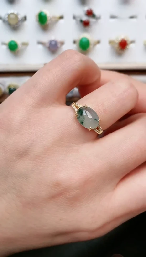 【闪购商品】翡翠戒指银S925镶嵌.....