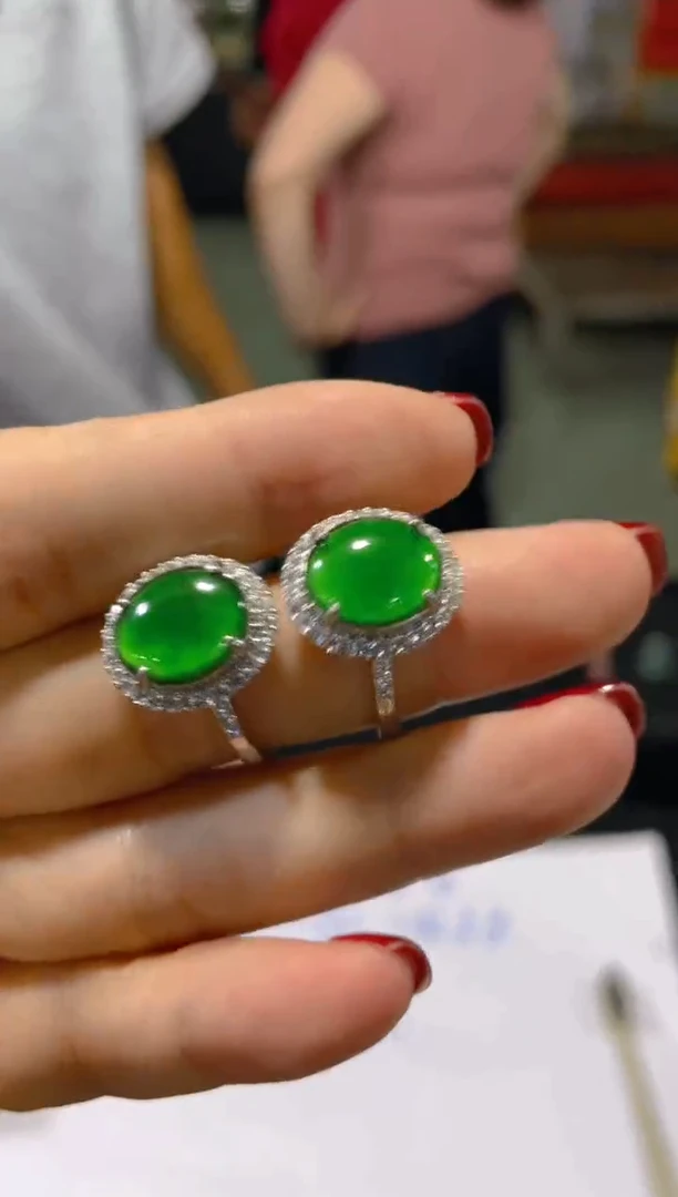 翡翠戒指未镶嵌天然A货翡翠（多样性发货拍一件发件）