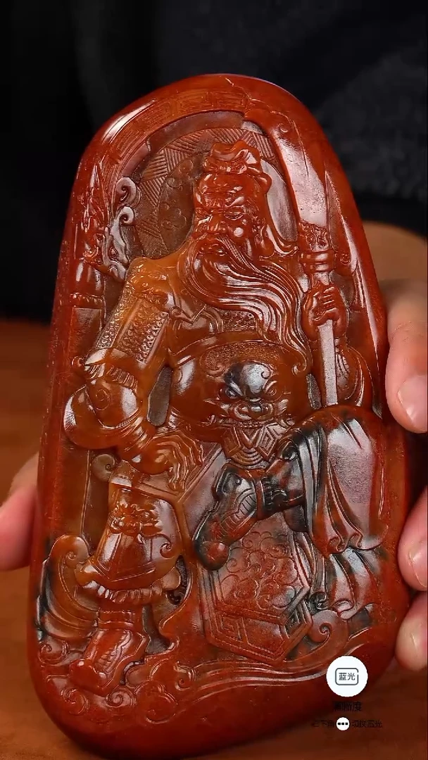 未镶嵌和田玉把件011【防拍】忠义千秋