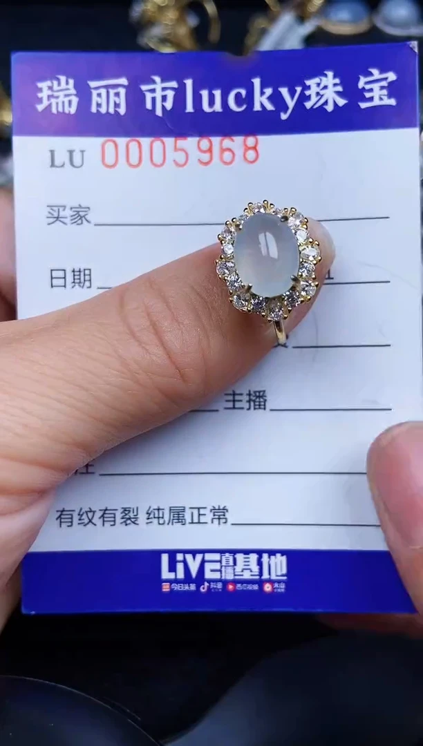 翡翠银S925镶嵌颈饰5968