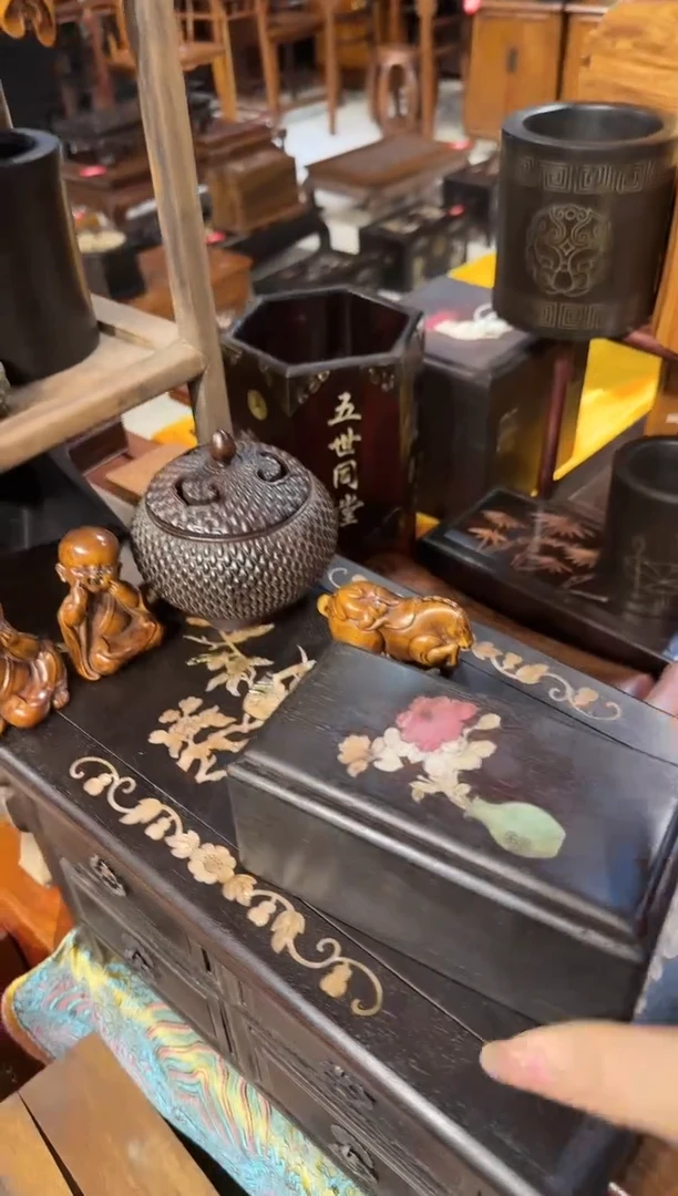 【闪购商品】木木艺紫檀花瓶机关盒98.8888