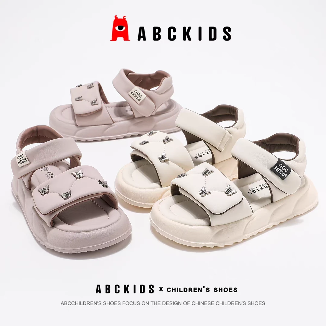Abckids【品牌】夏季新款女童时尚软底凉鞋防滑耐磨SY523603211AX