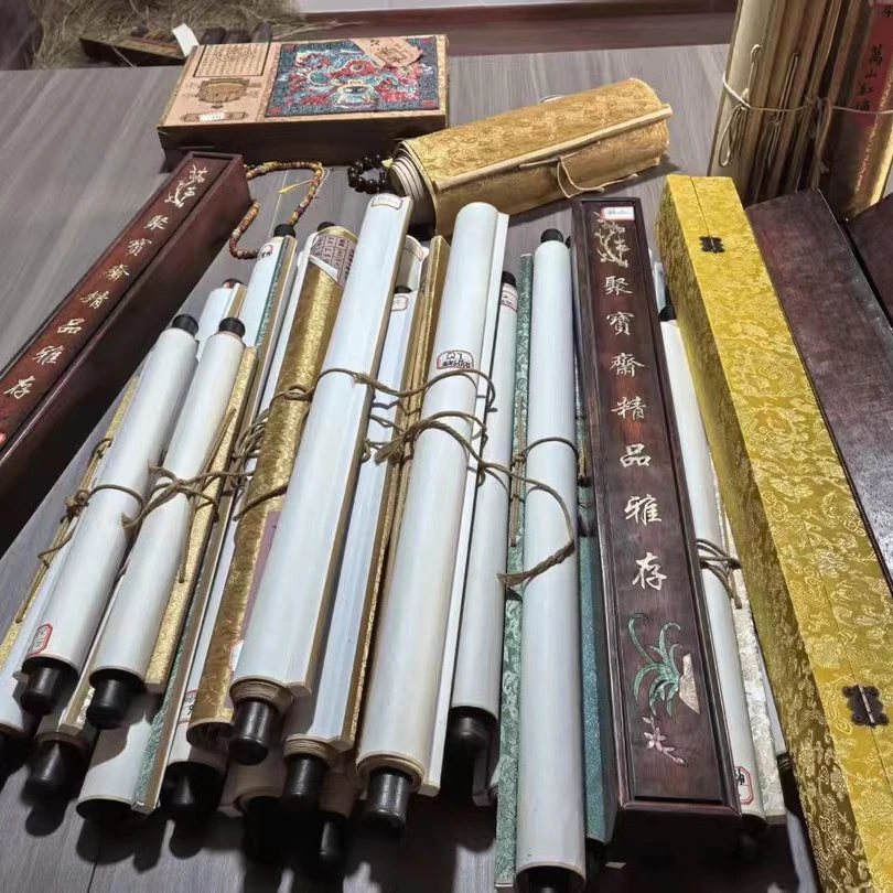 山水花鸟字画链装饰   仕女