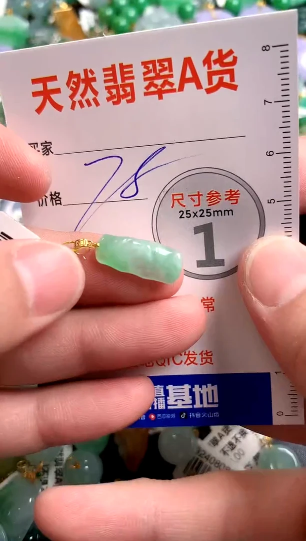 【闪购商品】翡翠颈饰18K金镶嵌13003471