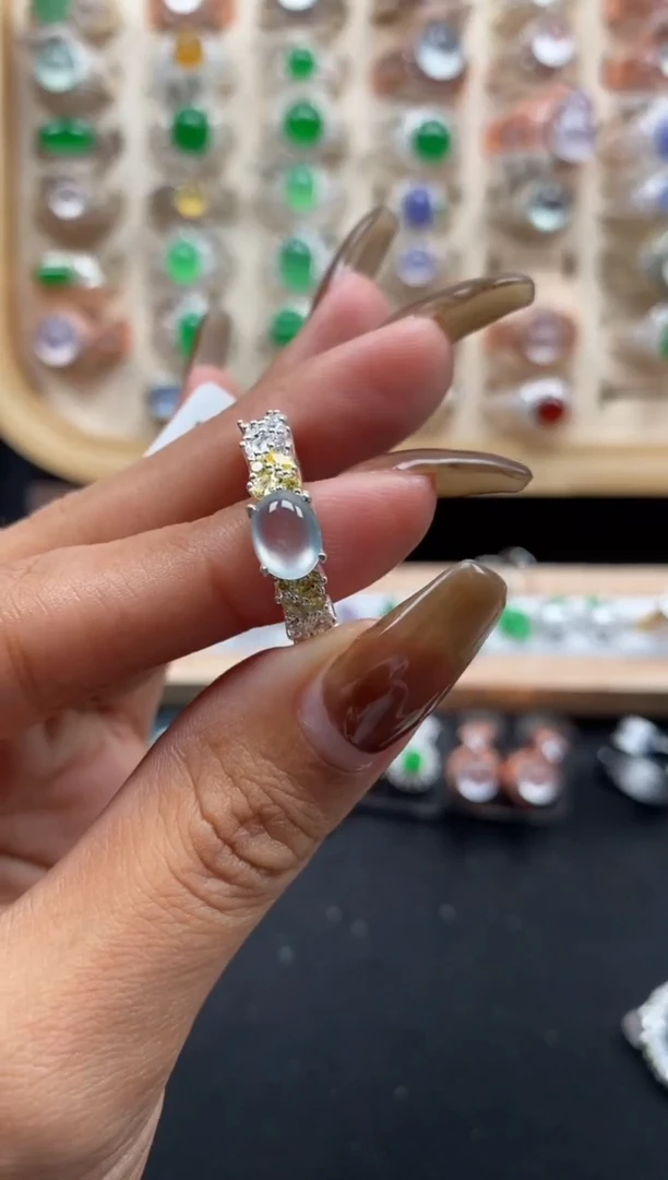 未镶嵌戒指翡翠缅甸天然a货翡翠