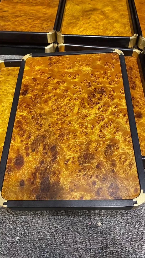香樟木木雕款阳****3黄金樟茶盘一个