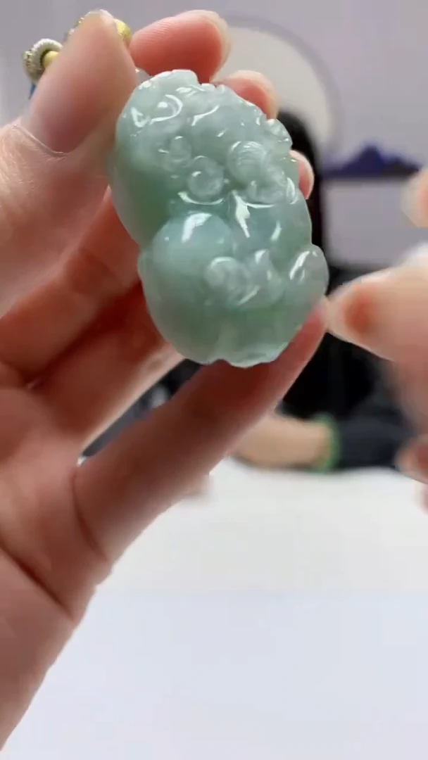 【闪购商品】翡翠颈饰未镶嵌4852zm-JJ挂件3