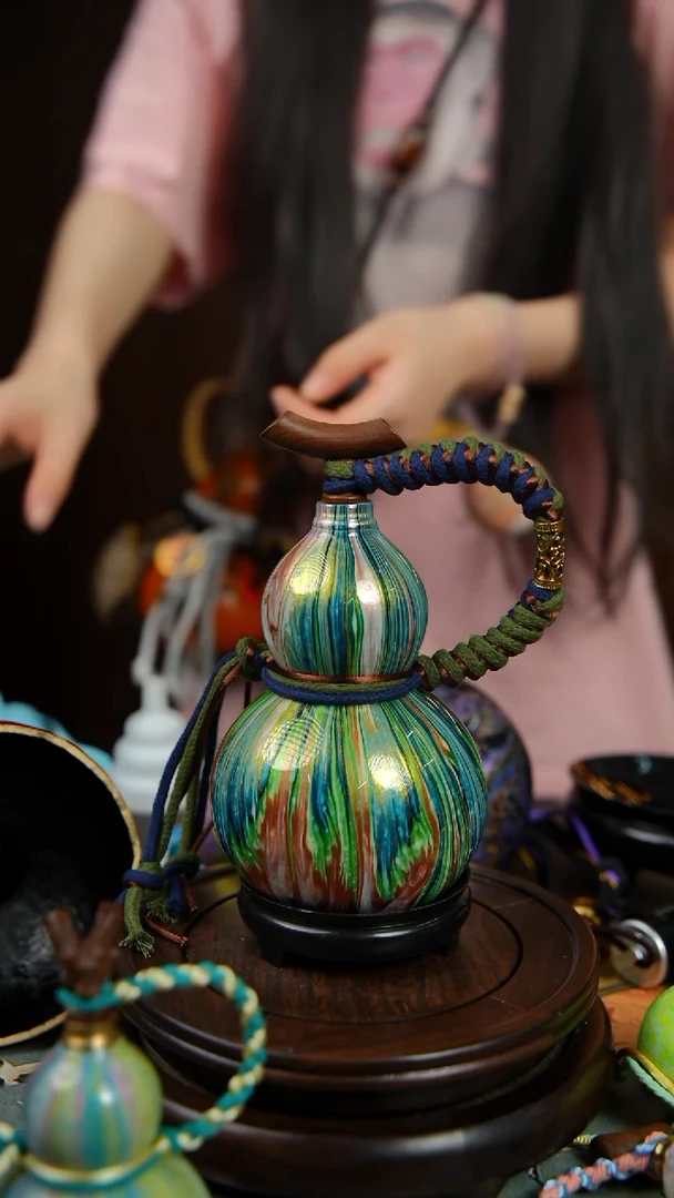 619号300ml左右非遗大漆酒葫芦