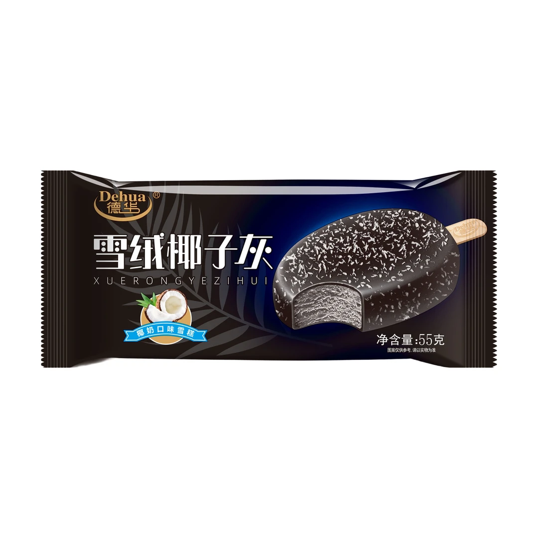 DEHUA/德华雪绒椰子灰椰奶口味 55g