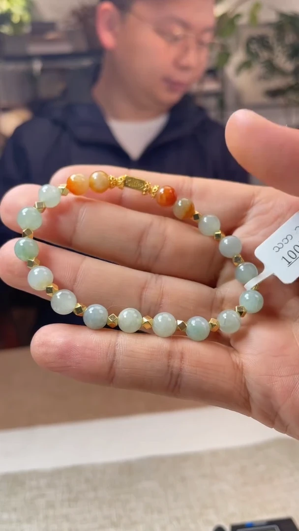 未镶嵌手链翡翠手串