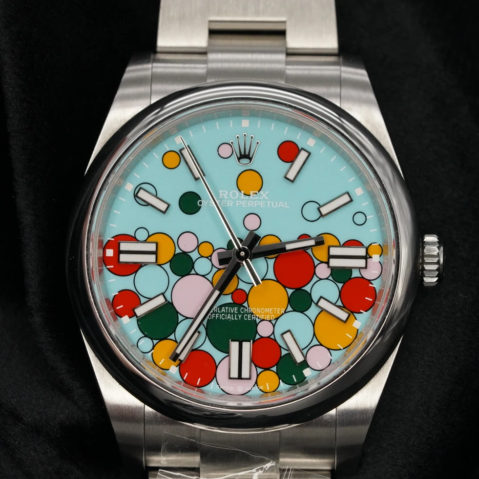 95新 Rolex/劳力士 劳力士124300-0008 庆典糖果泡泡24年全套
