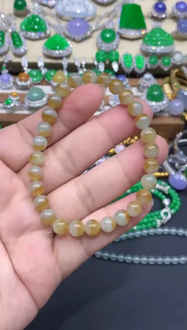未镶嵌手链翡翠99-春日珠宝