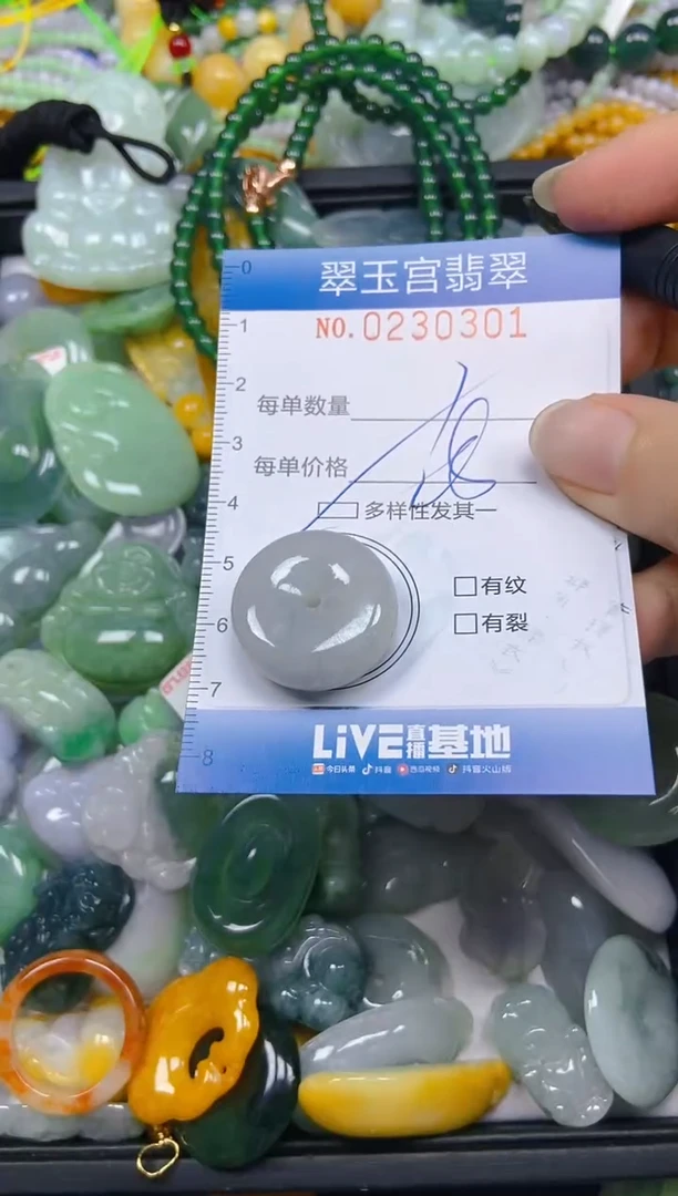 颈饰未镶嵌翡翠闪购C0230301多样性发其一