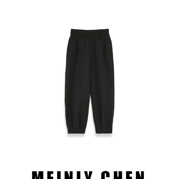 【MEINLY CHEN】【黑蓝卫裤】高端设计师款时尚休闲卫裤8250058