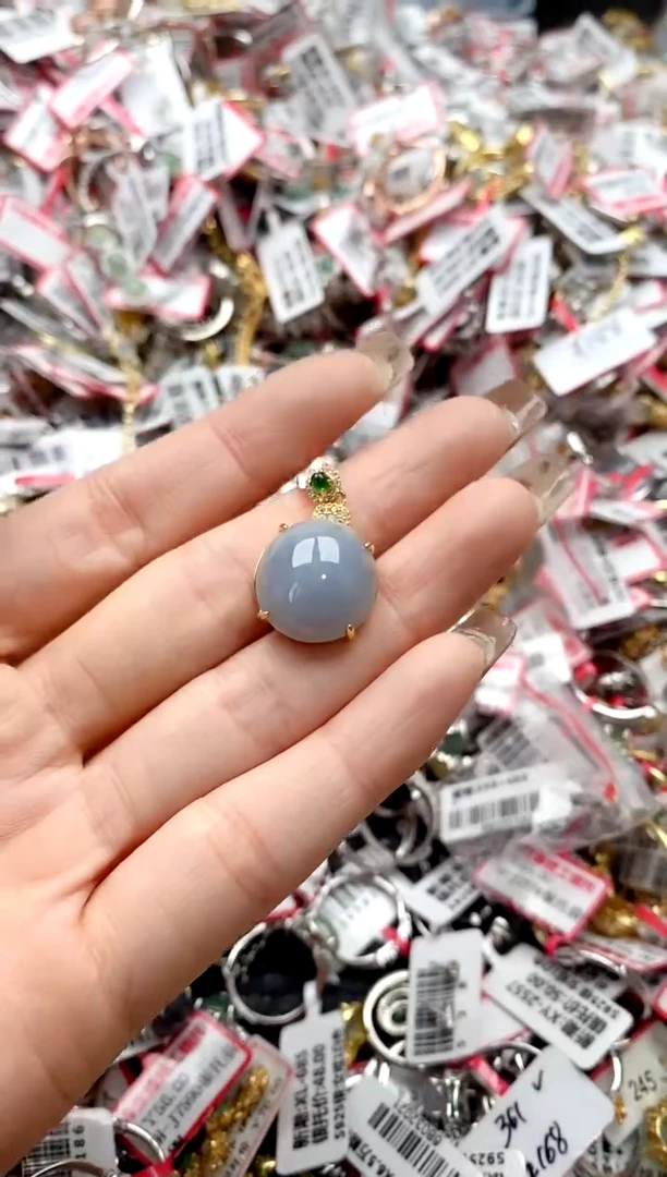 【闪购商品】翡翠戒指银S925镶嵌55555555   2