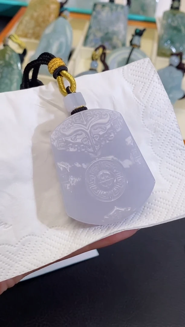 颈饰未镶嵌翡翠缅甸天然翡翠