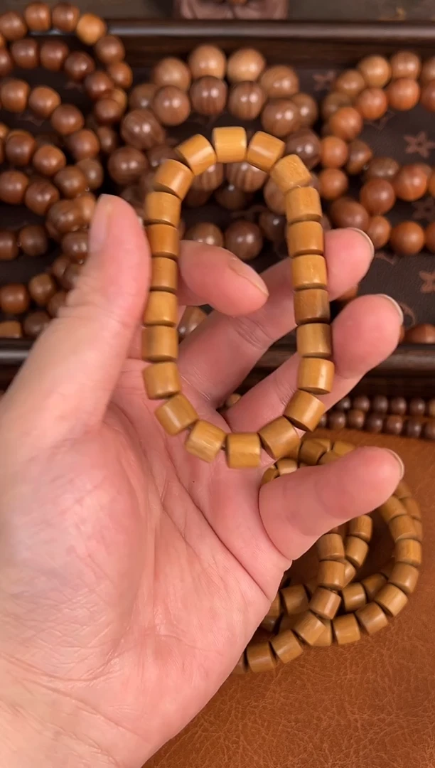 檀香木木头款迈索尔正区老山檀顺纹竹节9X9