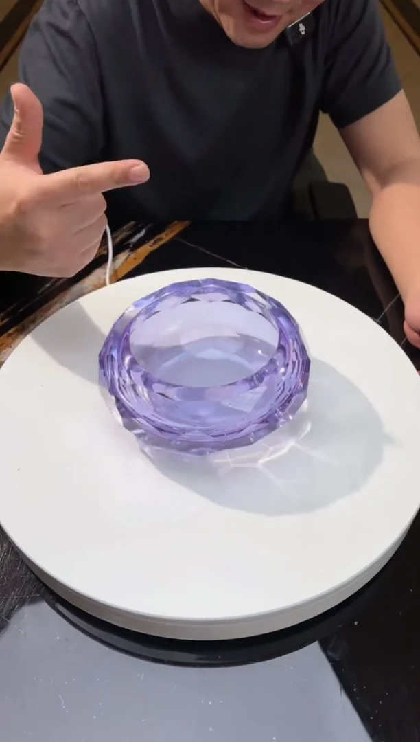 【闪购商品】茶宠AJ06573紫水晶坚果碗
