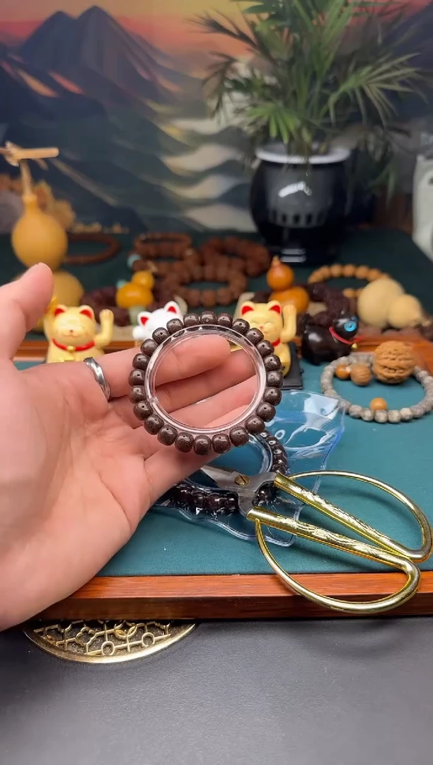 【闪购商品】星月菩提吊坠黑金星月尺寸9*8左右