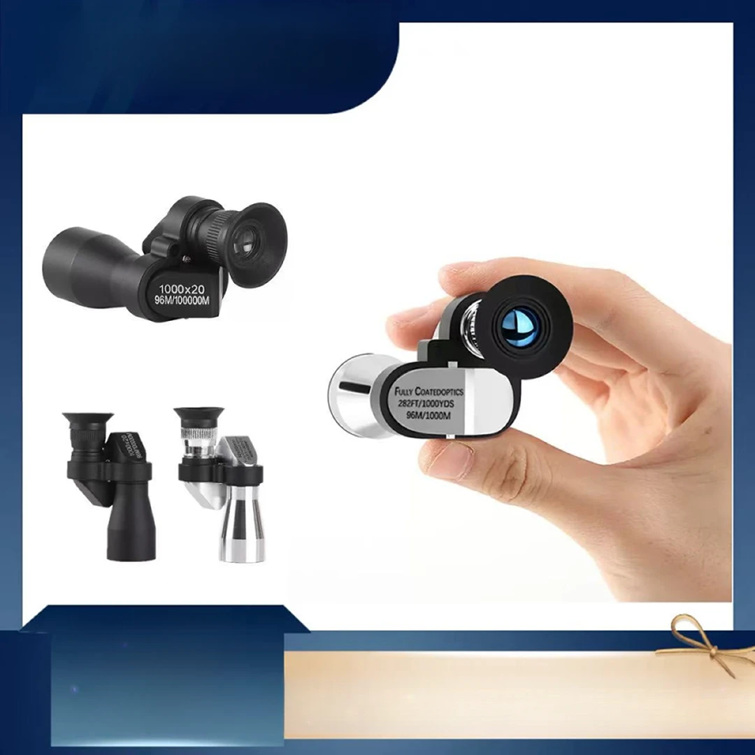 拐角望远镜迷你单筒望远镜高倍高清手机拍照适用户外观景