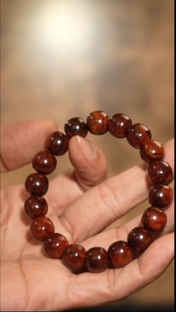 手串/手链黄花梨/降香黄檀海南黄花梨12mm老型单圈