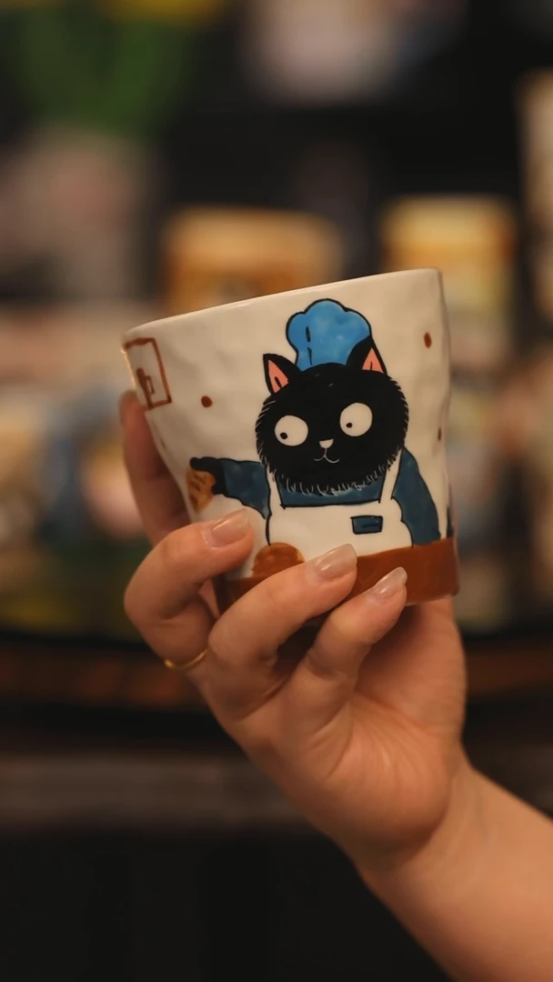 【闪购商品】摆件景德镇釉下彩绘设计师款陶瓷