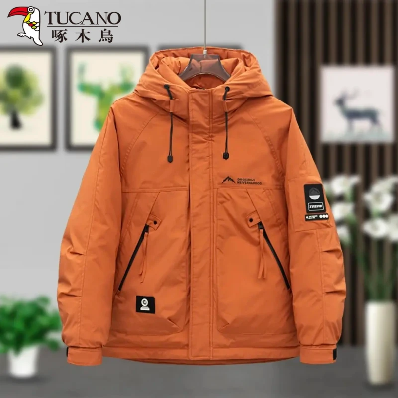 TUCANO/啄木鳥情侣户外冲锋春季外套运动休闲连帽加厚保暖冬季