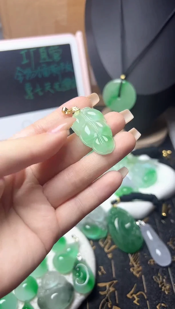 颈饰未镶嵌翡翠所见即所得,一图一物