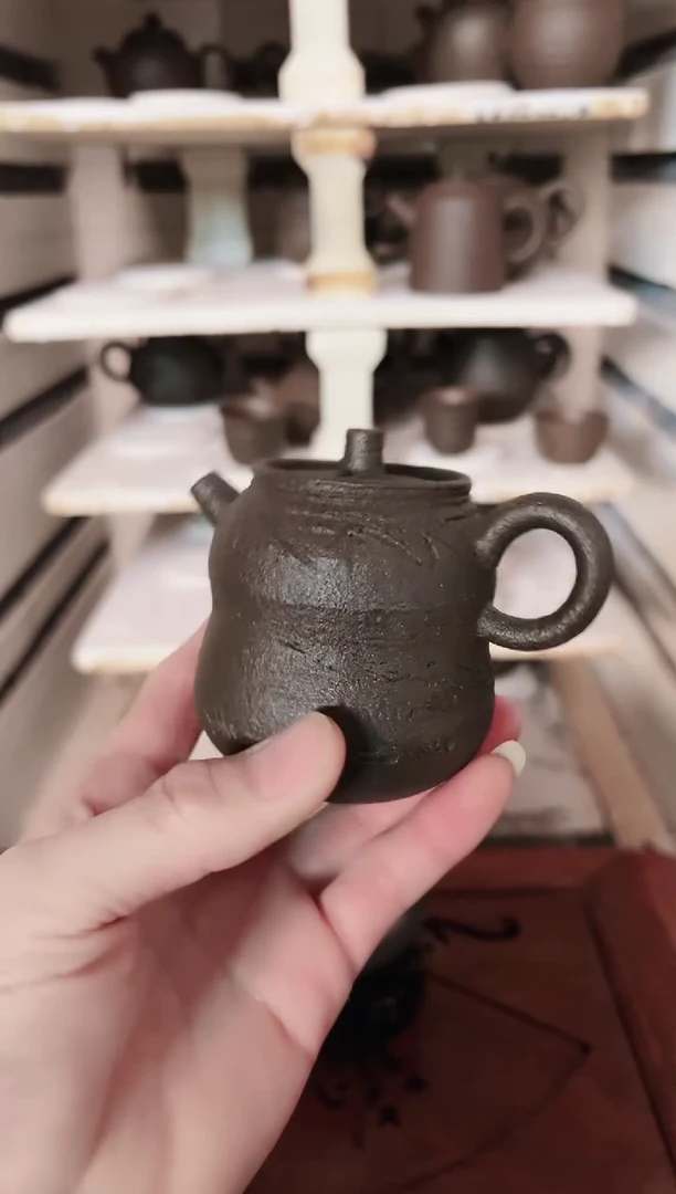 【闪购商品】冰碛岩陶制手工壶