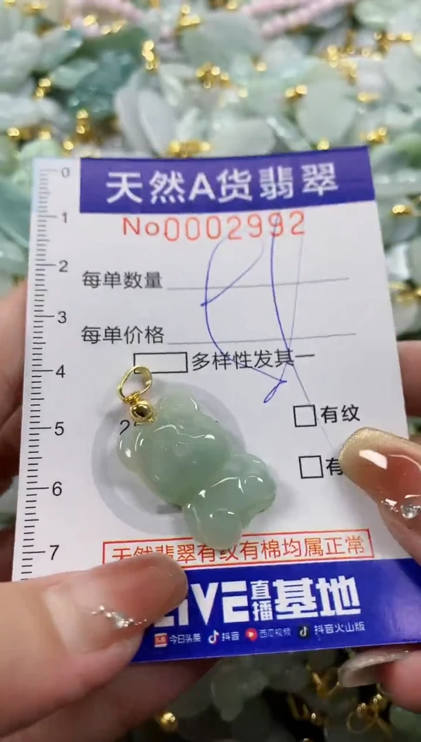 颈饰未镶嵌翡翠天然A货翡翠