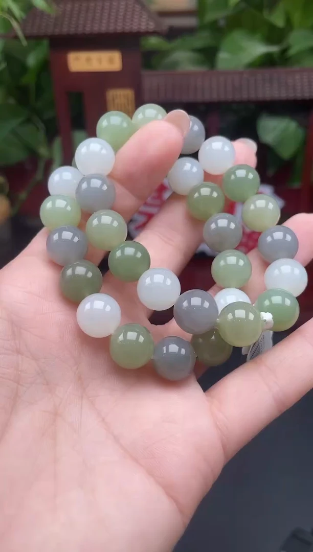 未镶嵌手串和田玉手串多样性发其一TC133