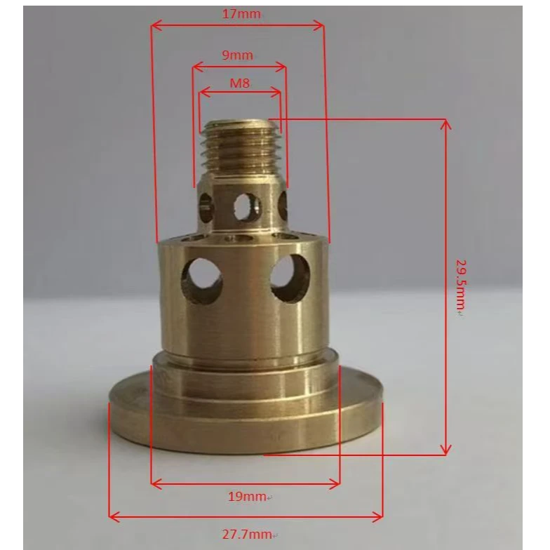 定制高端纯铜加厚炉头