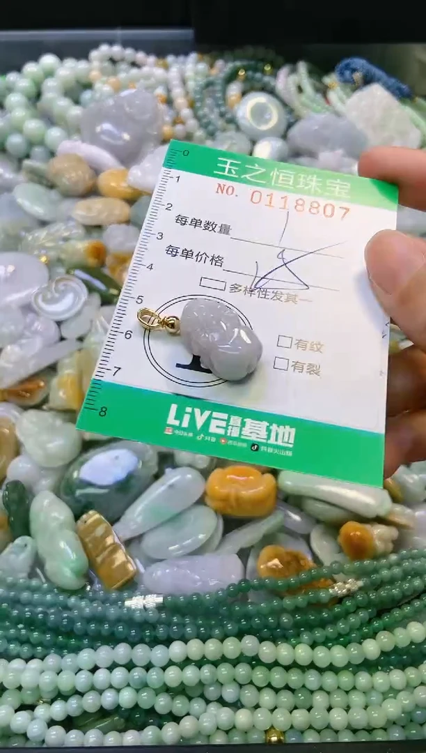翡翠未镶嵌颈饰闪购0118807