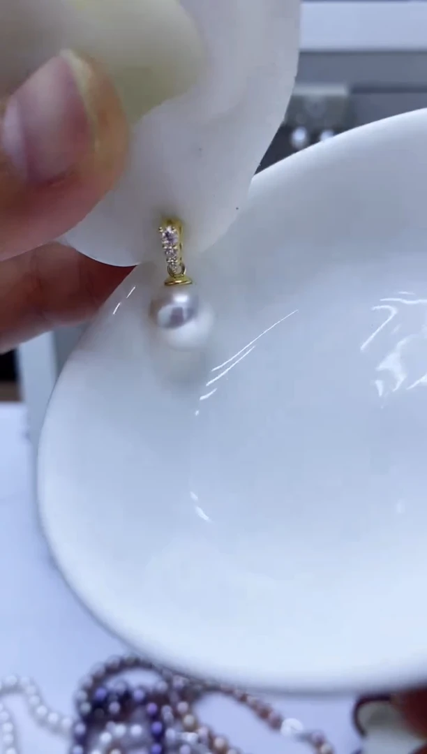 【闪购商品】淡水珍珠耳饰银S925镶嵌305