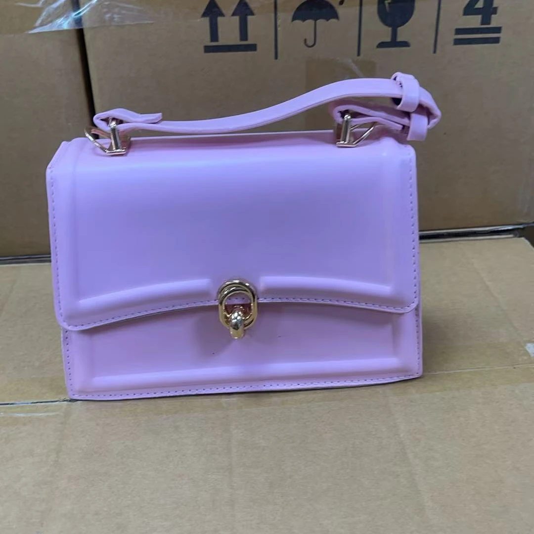 ly时尚手拎包韩版简约百搭包颜色随机