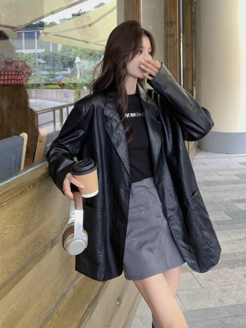 城城家[欧货定制春款百搭皮衣]