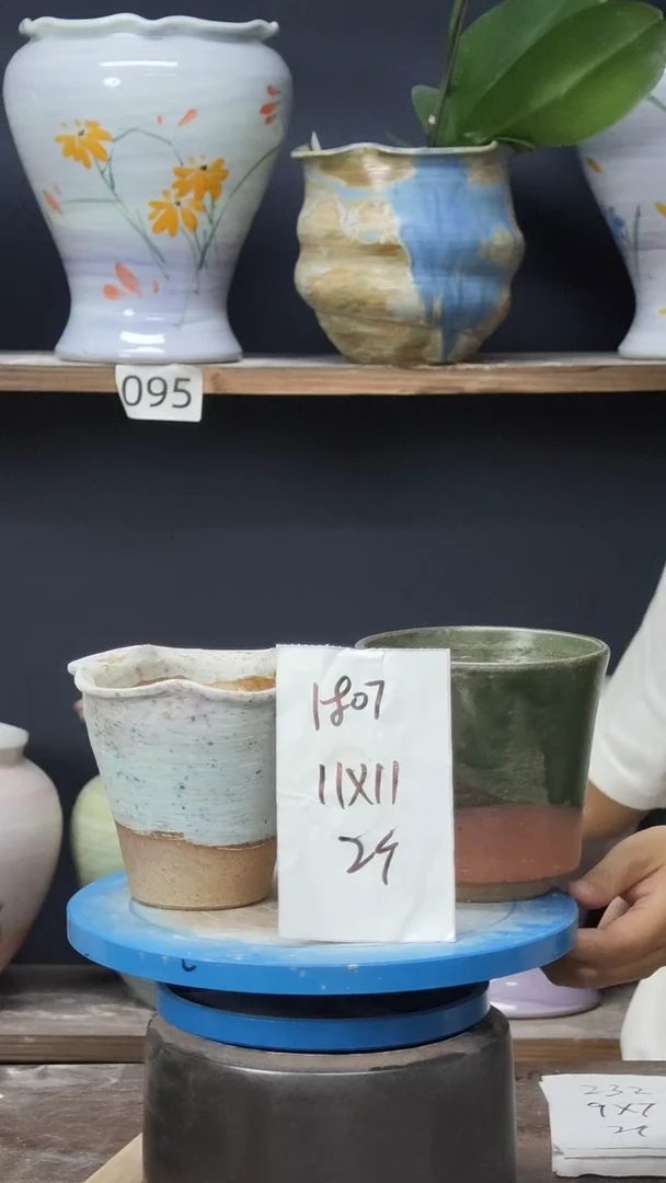 景德镇花盆默认微瑕1807