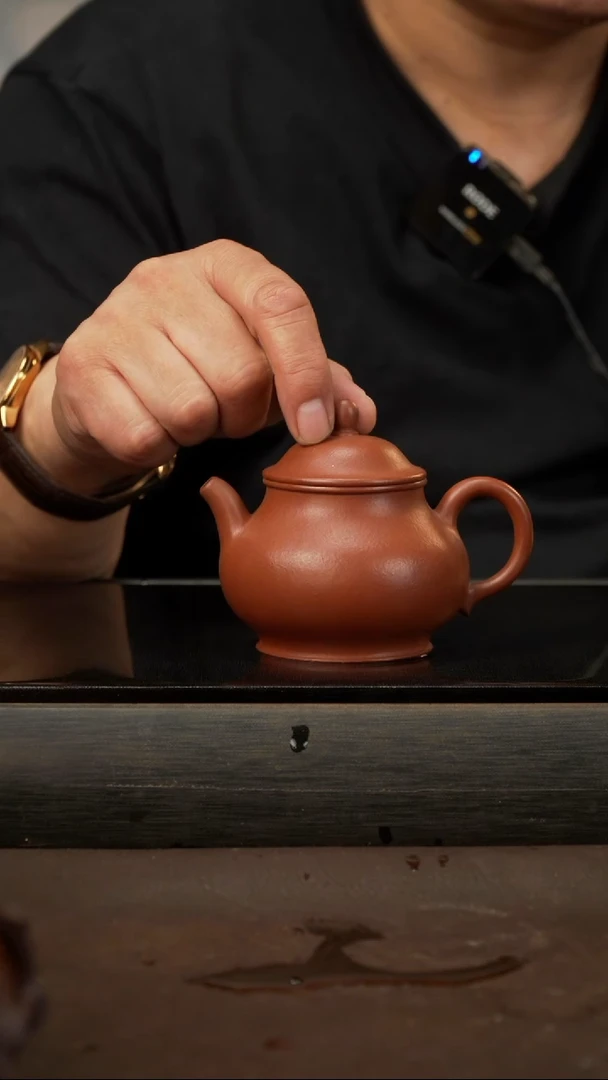 茶壶紫砂07，潘壶，朱泥，170cc