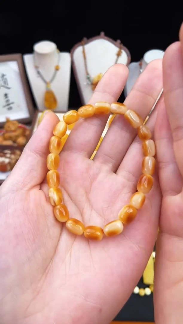 琥珀未镶嵌珠宝奇石柒月