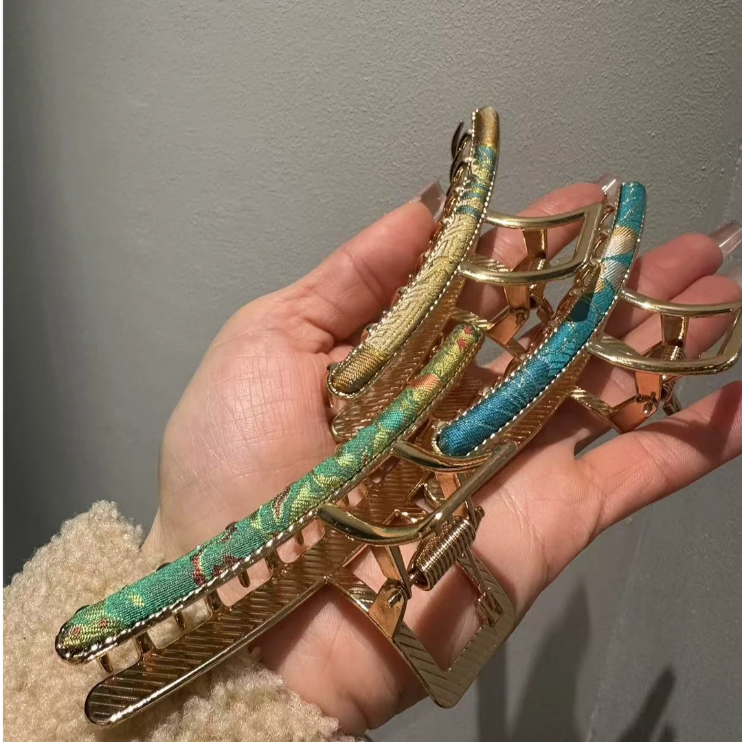 宋锦抓夹 国风发夹 新中式 发圈口罩