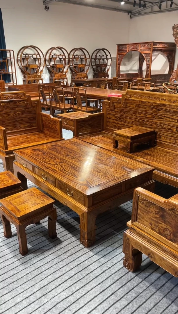 花梨木类花梨木沙发九件套家具改价链接